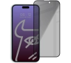 Szkło hartowane Bizon prywatyzujące pełne Edge Shadow do iPhone 15 Pro Max Przyciemniane