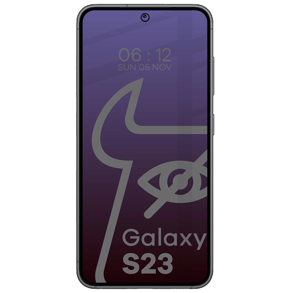 Szkło hartowane Bizon prywatyzujące pełne Edge Shadow do Galaxy S23 Przyciemniane