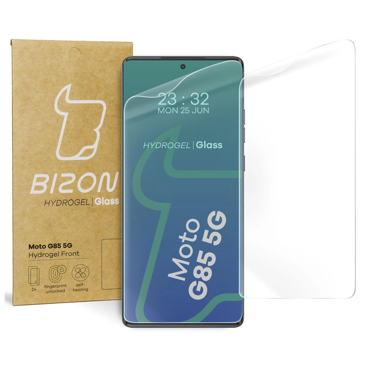 Folia hydrożelowa Bizon na ekran Hydrogel Front do Motorola Moto G85 5G 2sztuki