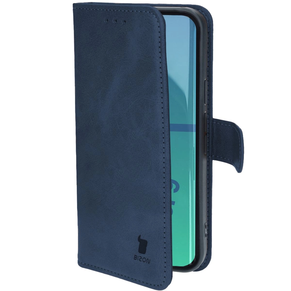 Etui Bizon z klapką Pocket do Google Pixel 9/9 Pro Granatowy