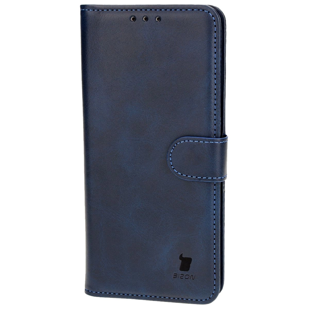 Etui Bizon z klapką Pocket do Xiaomi Poco X6 Pro Granatowy