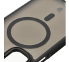 Etui Bizon Eclipse z MagSafe i podstawką do Galaxy A16 4G/5G Przydymione z czarną ramką