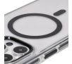 Etui Bizon Marco z MagSafe do iPhone 15 Pro Max Przezroczyste z czarną ramką
