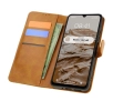 Etui Bizon z klapką Pocket do Xiaomi Redmi 14C 4G Brązowy