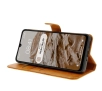 Etui Bizon z klapką Pocket do Xiaomi Redmi 14C 4G Brązowy