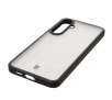 Etui Bizon Angelo do Galaxy S24 FE Przydymione z czarną ramką