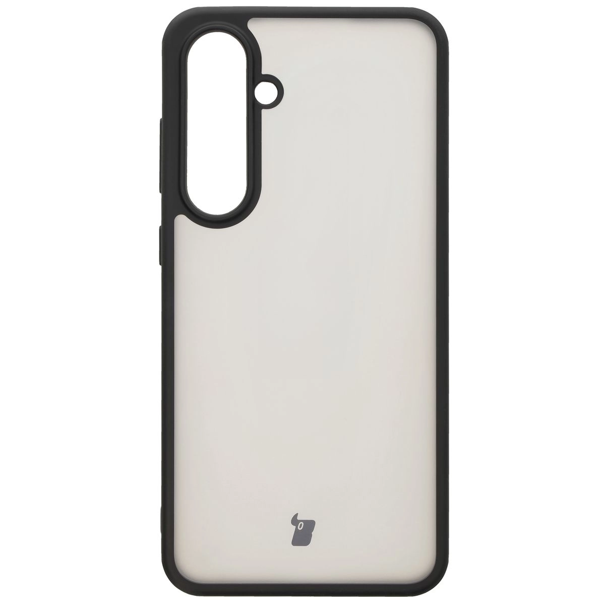 Etui Bizon Angelo do Galaxy S24 FE Przydymione z czarną ramką