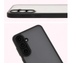 Etui Bizon Angelo do Galaxy S24 FE Przydymione z czarną ramką