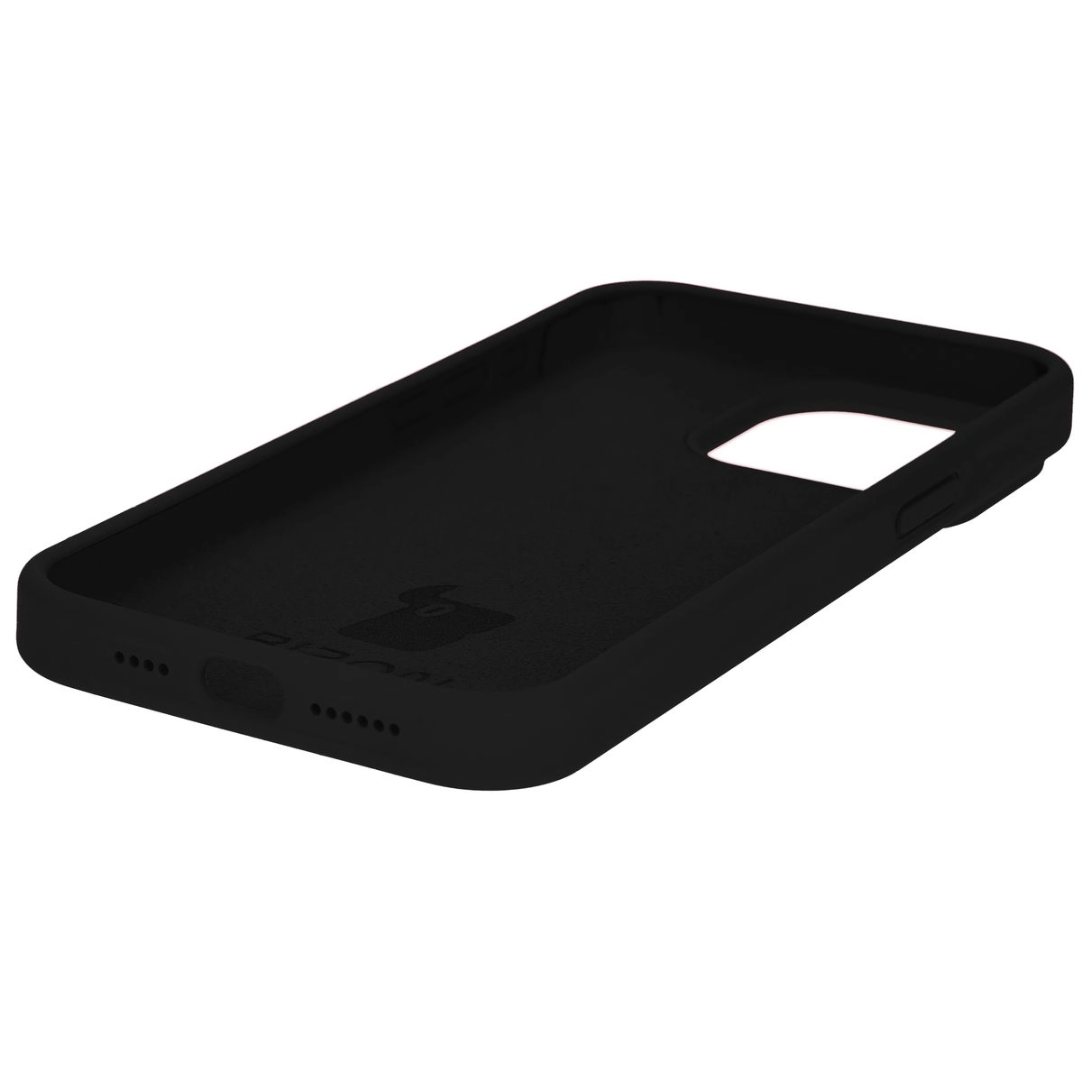 Etui Bizon Silikonowe Soft do iPhone 15 Pro Max Czarny