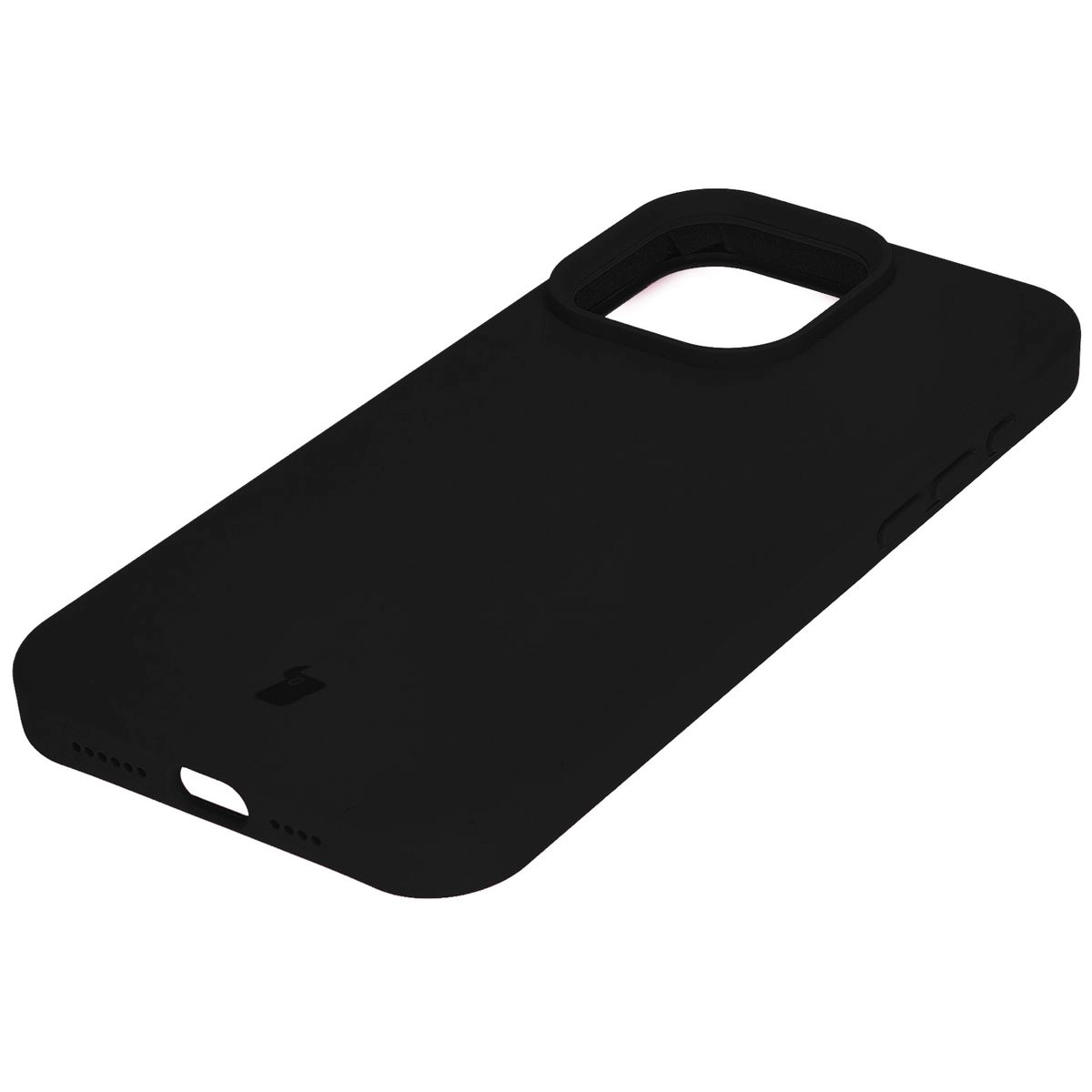 Etui Bizon Silikonowe Soft do iPhone 15 Pro Max Czarny