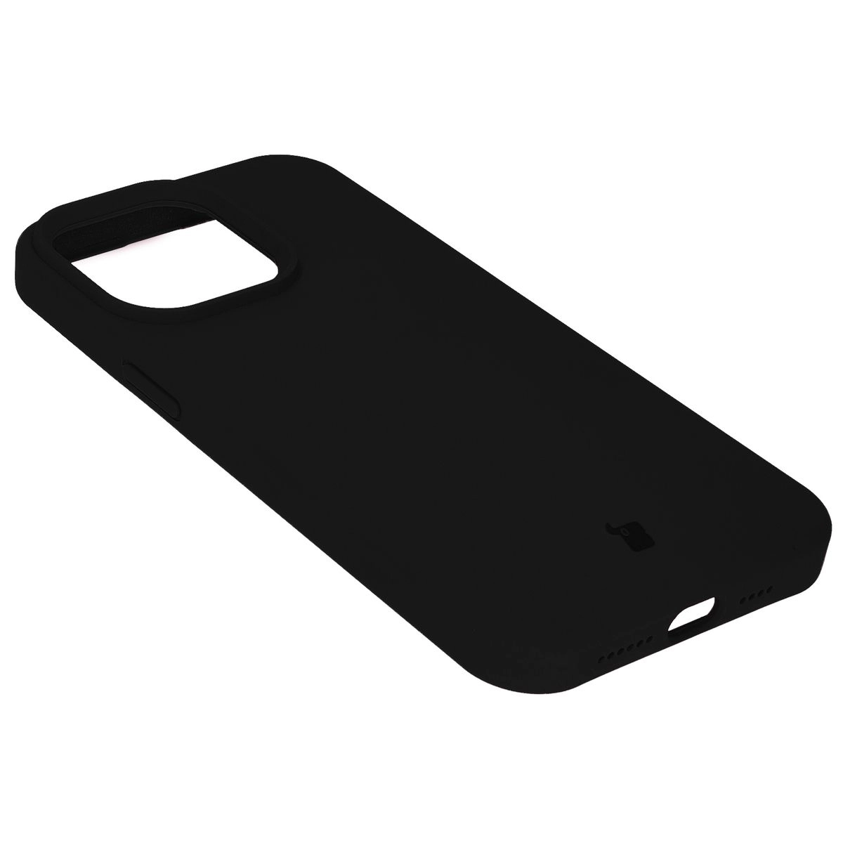 Etui Bizon Silikonowe Soft do iPhone 15 Pro Max Czarny