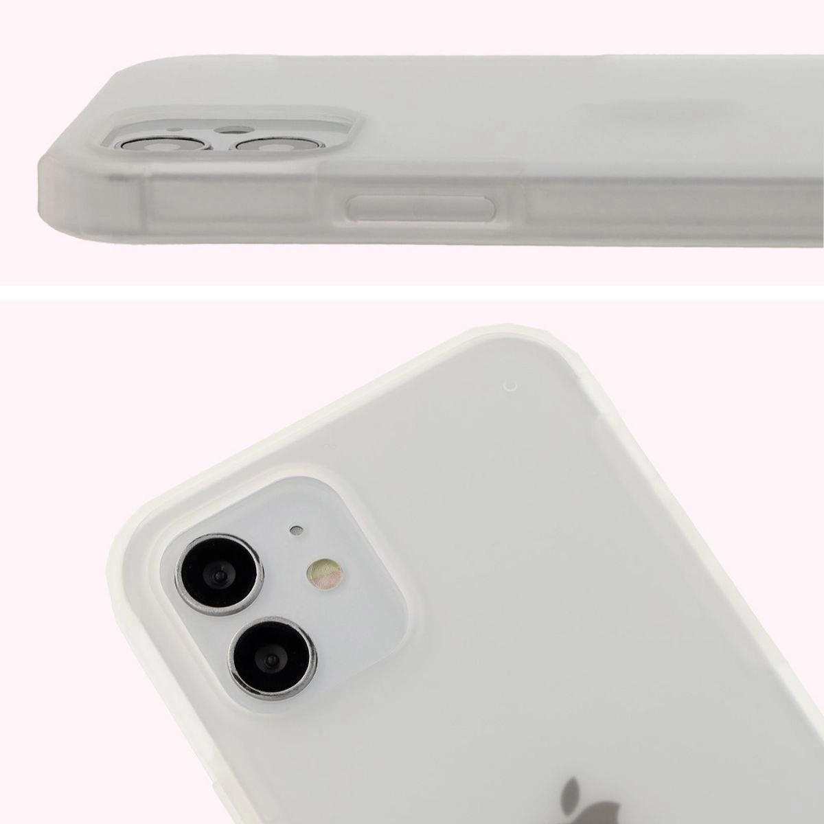 Etui Bizon Angelo do iPhone 12 Pro / 12 Półprzezroczyste