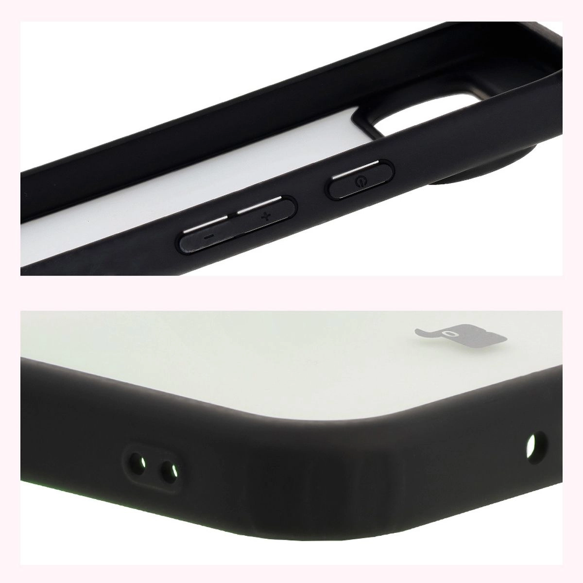 Etui Bizon Angelo do Google Pixel 9 Pro XL Przydymione z czarną ramką