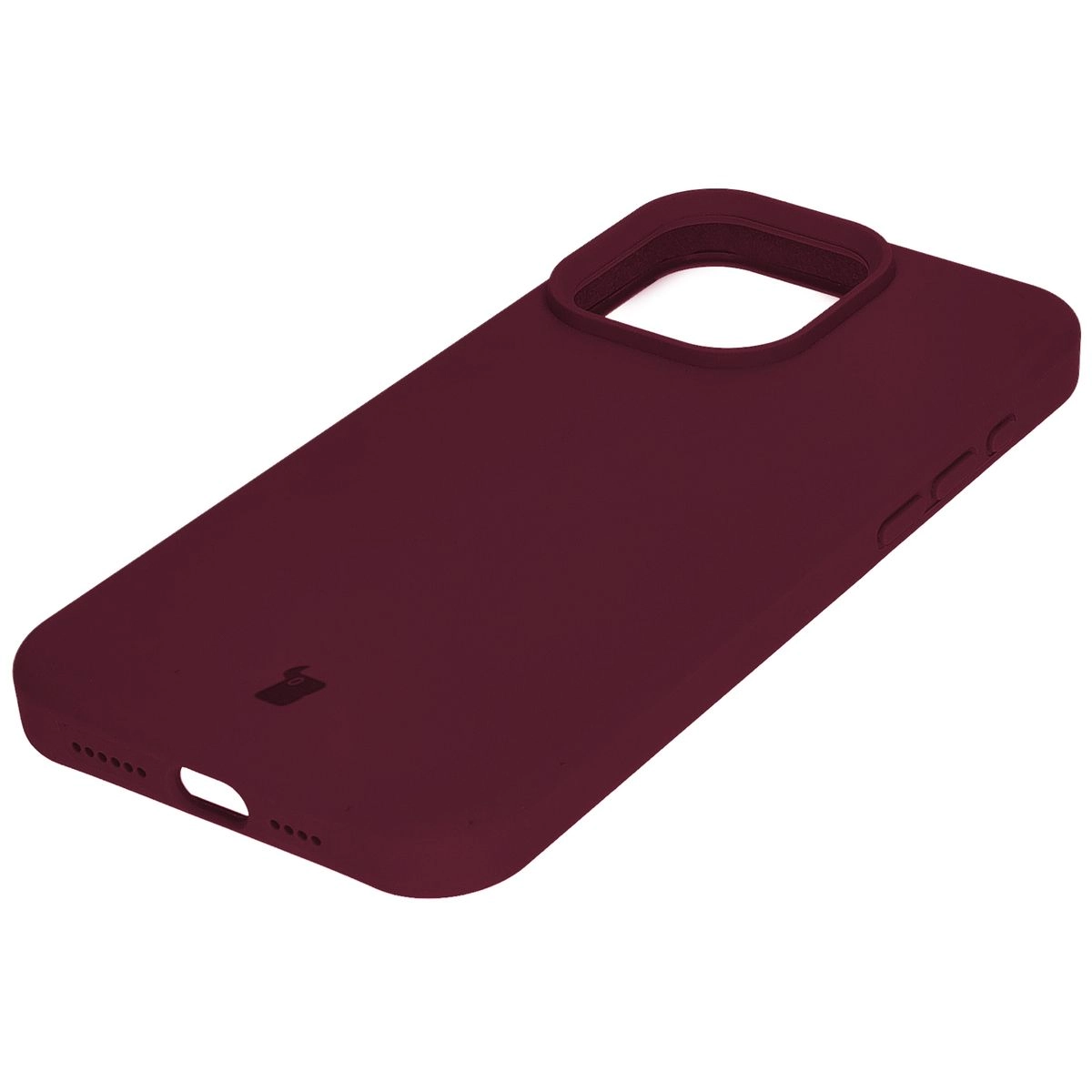 Etui Bizon Silikonowe Soft do iPhone 15 Pro Max Ciemno-fioletowy