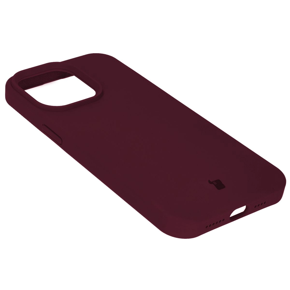 Etui Bizon Silikonowe Soft do iPhone 15 Pro Max Ciemno-fioletowy
