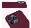 Etui Bizon Silikonowe Soft do iPhone 15 Pro Max Ciemno-fioletowy