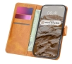 Etui Bizon z klapką Pocket do iPhone 16 Pro Max Brązowy