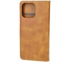 Etui Bizon z klapką Pocket do iPhone 16 Pro Max Brązowy