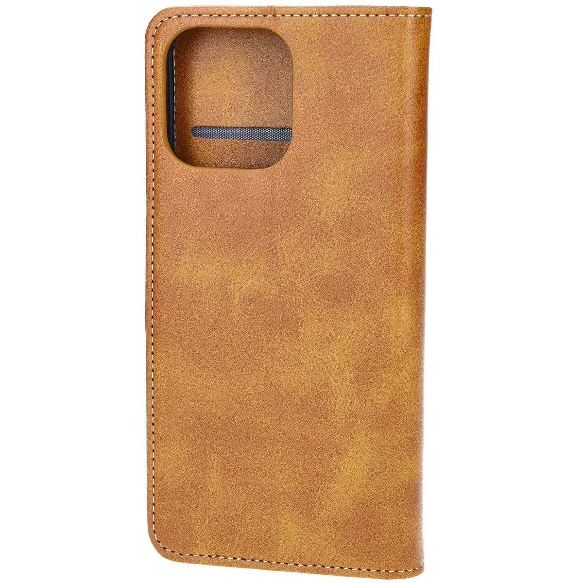 Etui Bizon z klapką Pocket do iPhone 16 Pro Max Brązowy