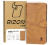 Etui Bizon z klapką Pocket do iPhone 16 Pro Max Brązowy