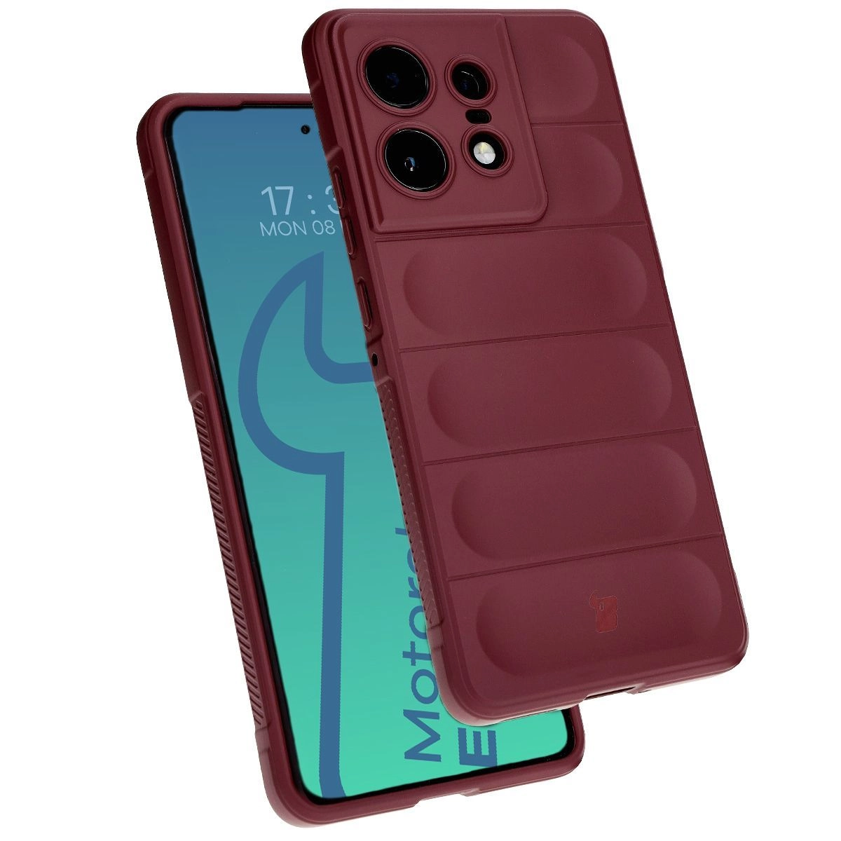 Etui Bizon Tur do Motorola Edge 50 Pro Dark Purple