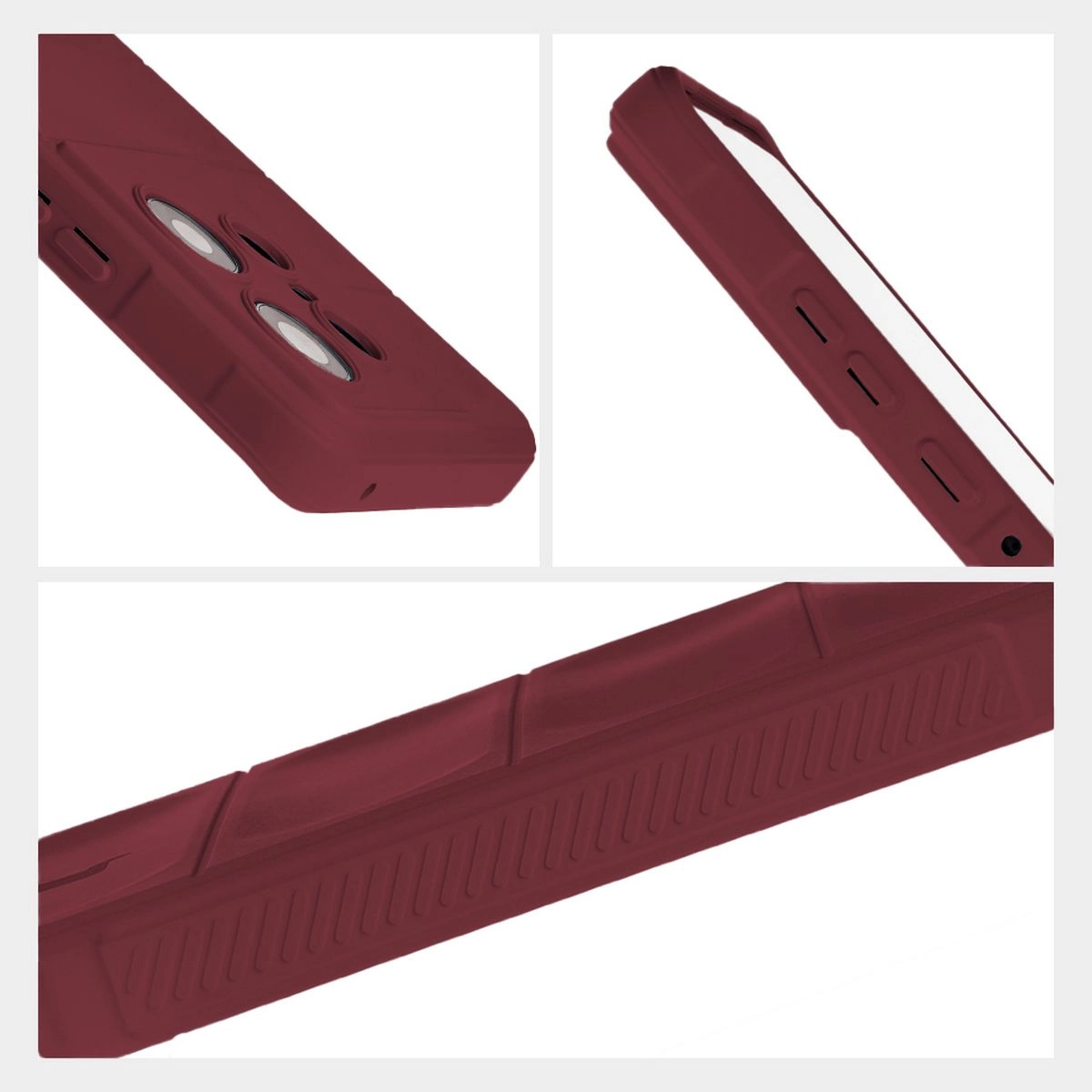 Etui Bizon Tur do Motorola Edge 50 Pro Dark Purple