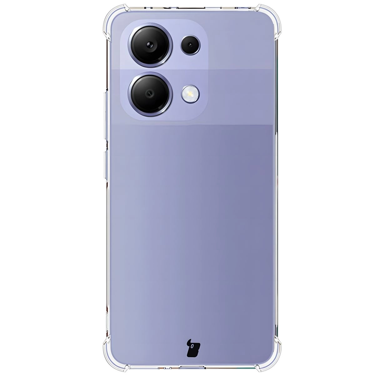 Etui Bizon Elastyczne Salpa do Xiaomi Redmi Note 13 4G Przezroczysty