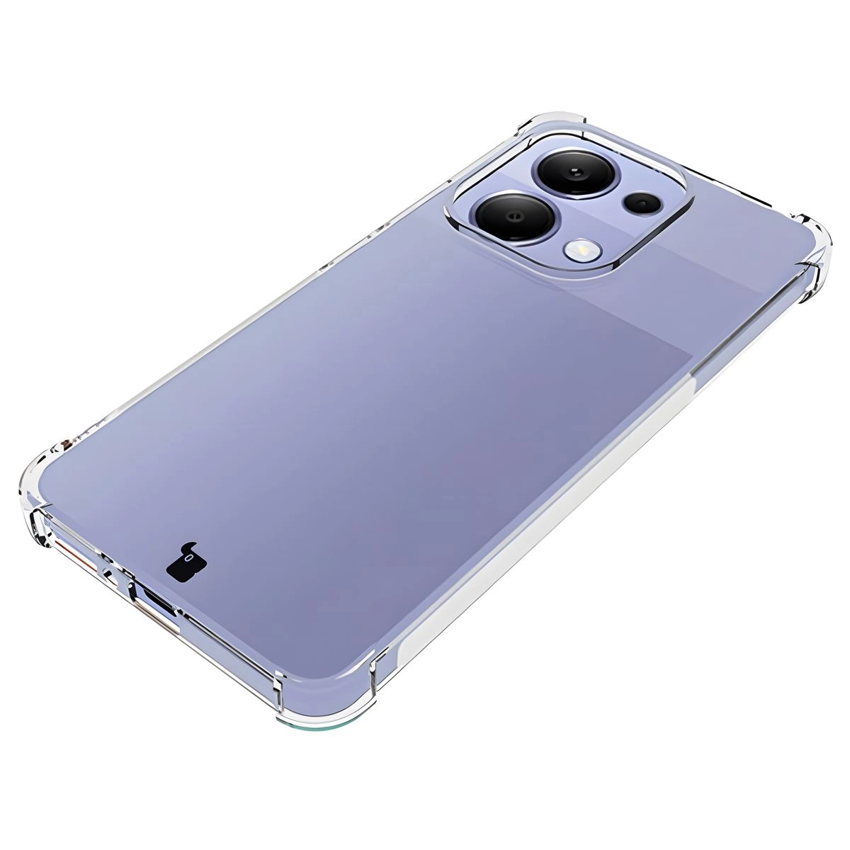 Etui Bizon Elastyczne Salpa do Xiaomi Redmi Note 13 4G Przezroczysty