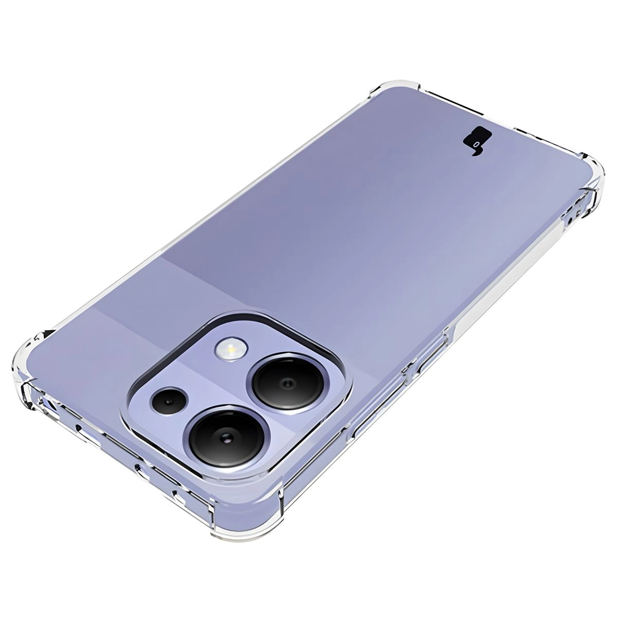Etui Bizon Elastyczne Salpa do Xiaomi Redmi Note 13 4G Przezroczysty