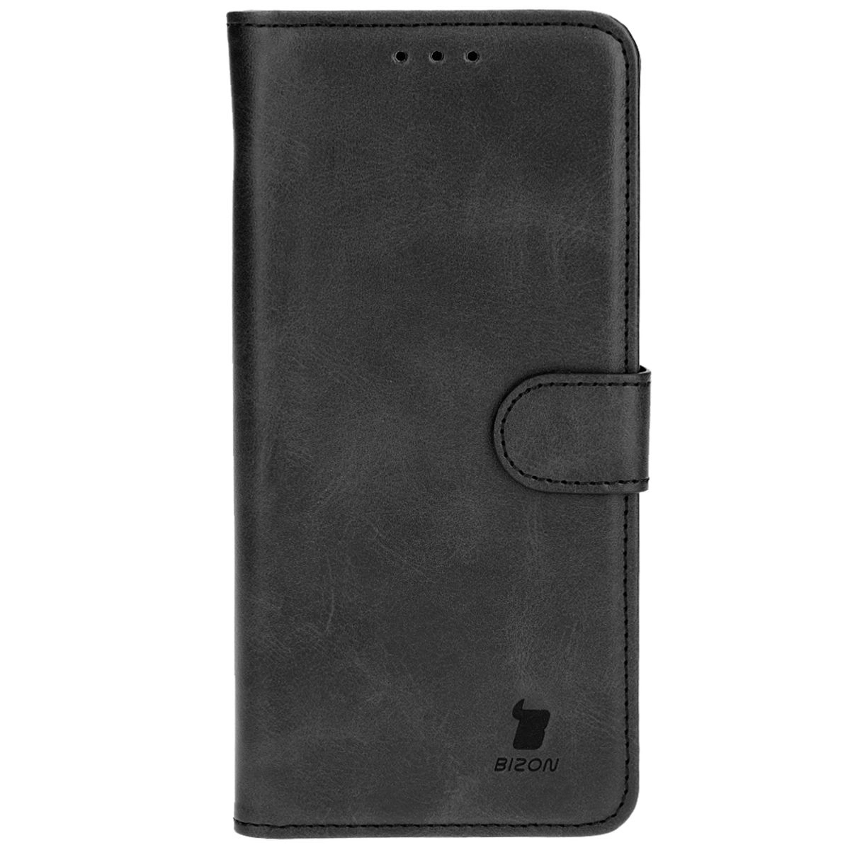 Etui Bizon z klapką Pocket do Realme C67 4G Czarny