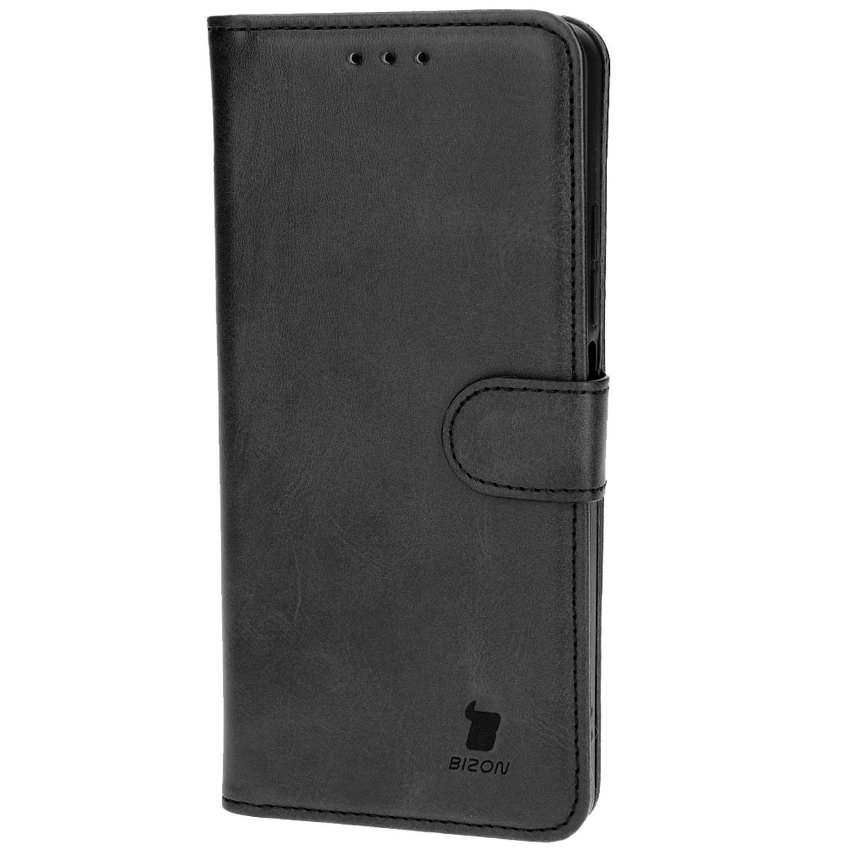 Etui Bizon z klapką Pocket do Realme C67 4G Czarny