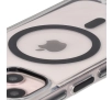 Etui Bizon Marco z MagSafe do iPhone 14/13 Przezroczyste z czarną ramką