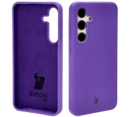Bizon Silikonowe Soft do Galaxy S24 Fioletowy