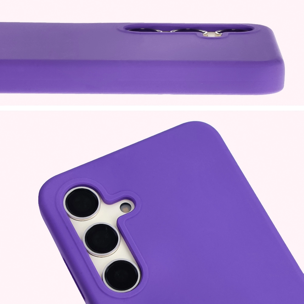 Etui Bizon Silikonowe Soft do Galaxy S24 Fioletowy