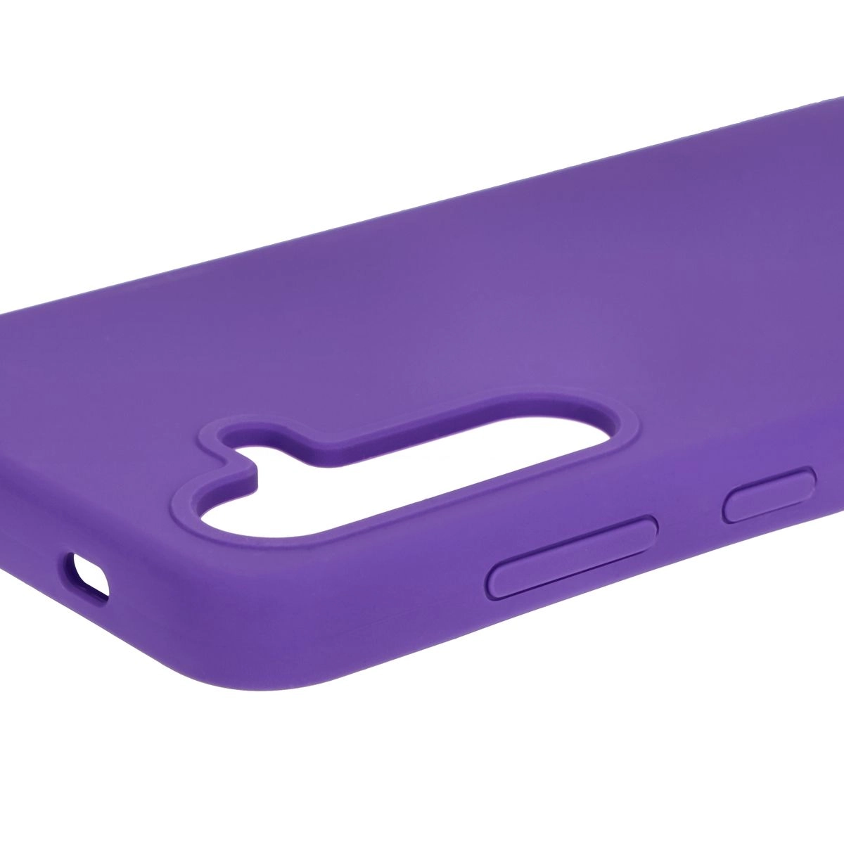 Etui Bizon Silikonowe Soft do Galaxy S24 Fioletowy