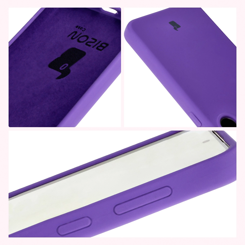 Etui Bizon Silikonowe Soft do Galaxy S24 Fioletowy