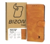 Etui Bizon z klapką Pocket do Xiaomi Redmi Note 13 Pro+ 5G Brązowy