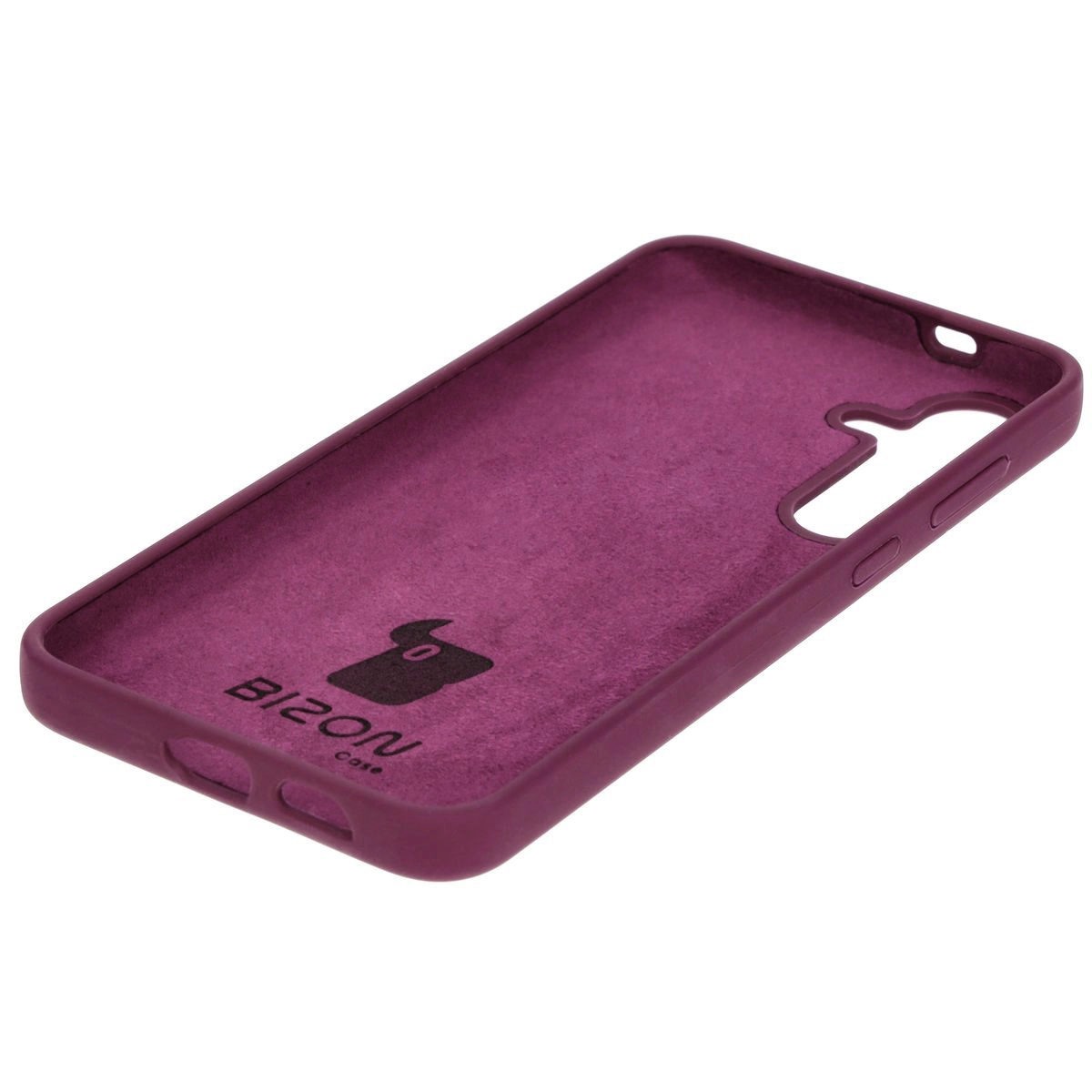 Etui Bizon Silikonowe Soft do Galaxy S24 Plus Ciemno-fioletowy