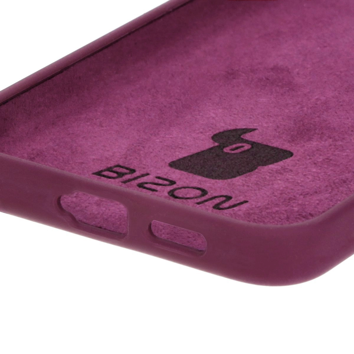 Etui Bizon Silikonowe Soft do Galaxy S24 Plus Ciemno-fioletowy