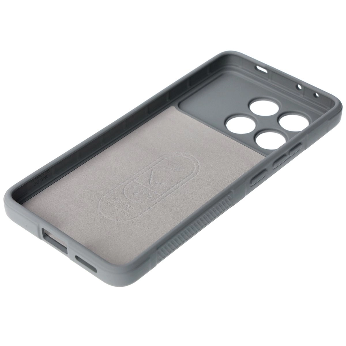 Etui Bizon Tur do Xiaomi Poco X6 Pro Light Grey
