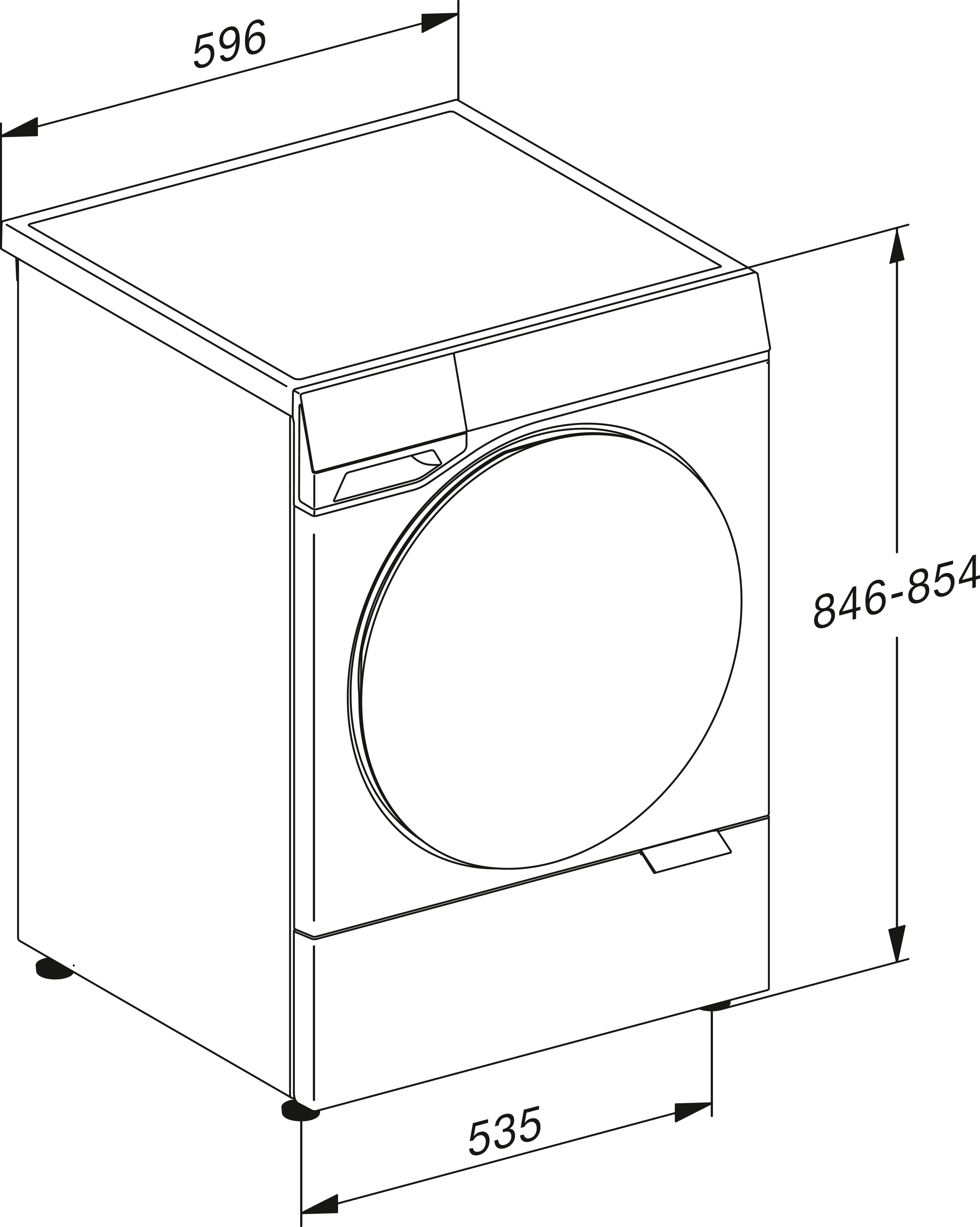 Pralka Miele WQ1000WPS EU1 LW 9kg 1600 obr/min Zdalne sterowanie
