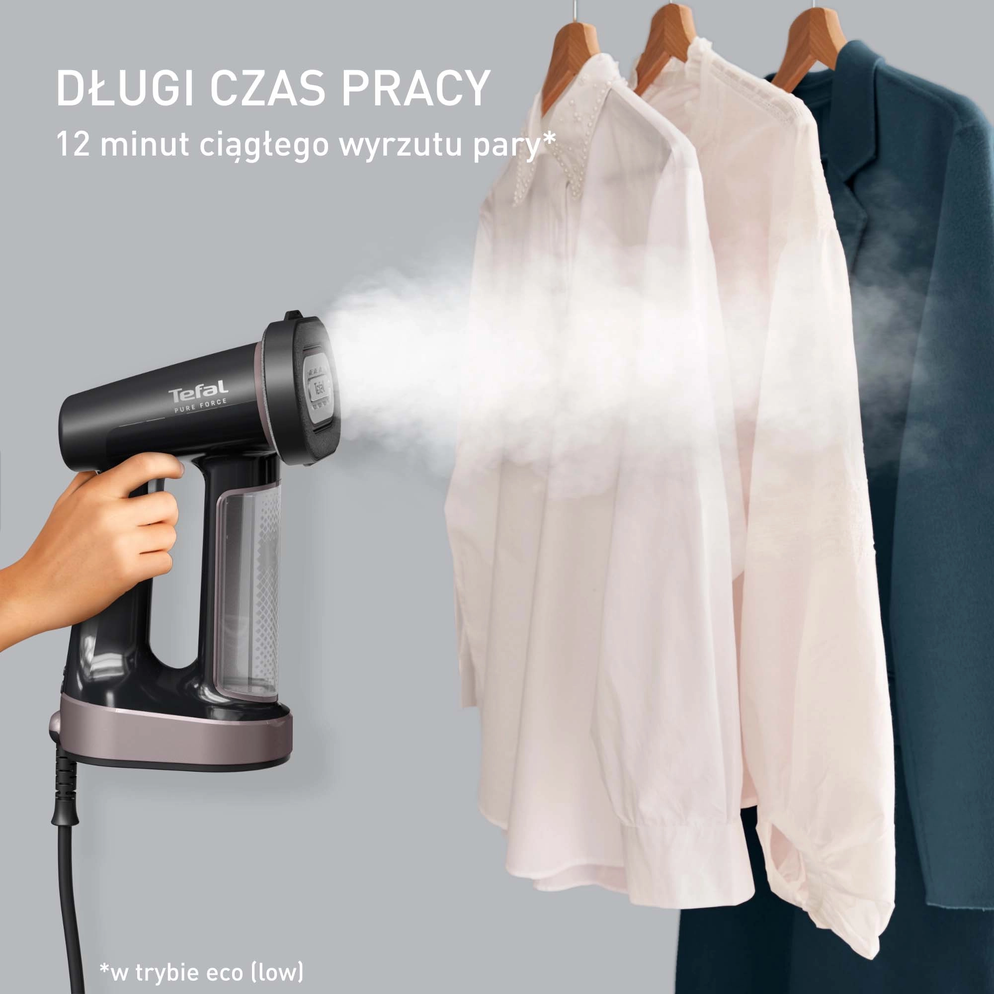 Parownica do ubrań Tefal DT8765 Pure Force 1800W 35g/min