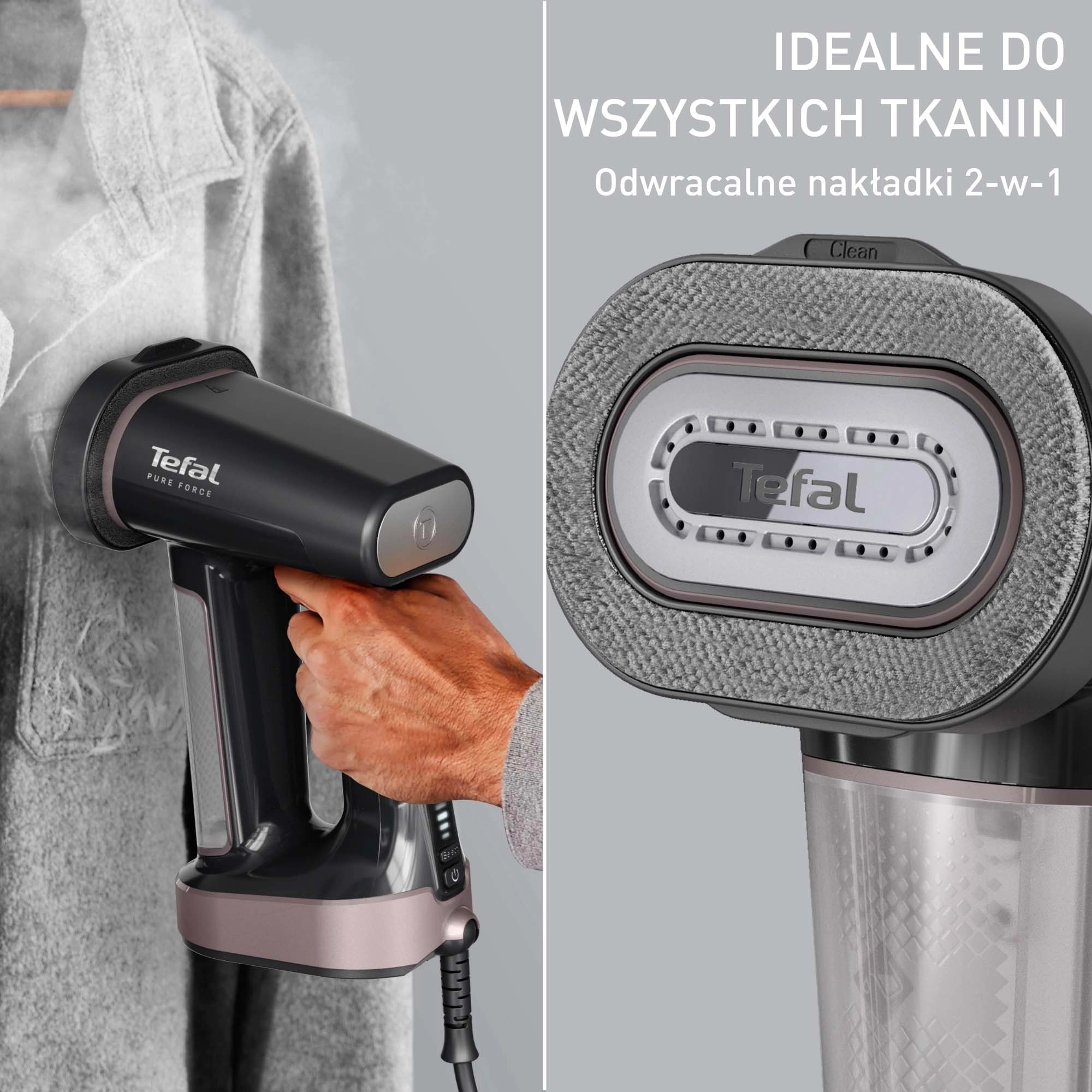 Parownica do ubrań Tefal DT8765 Pure Force 1800W 35g/min