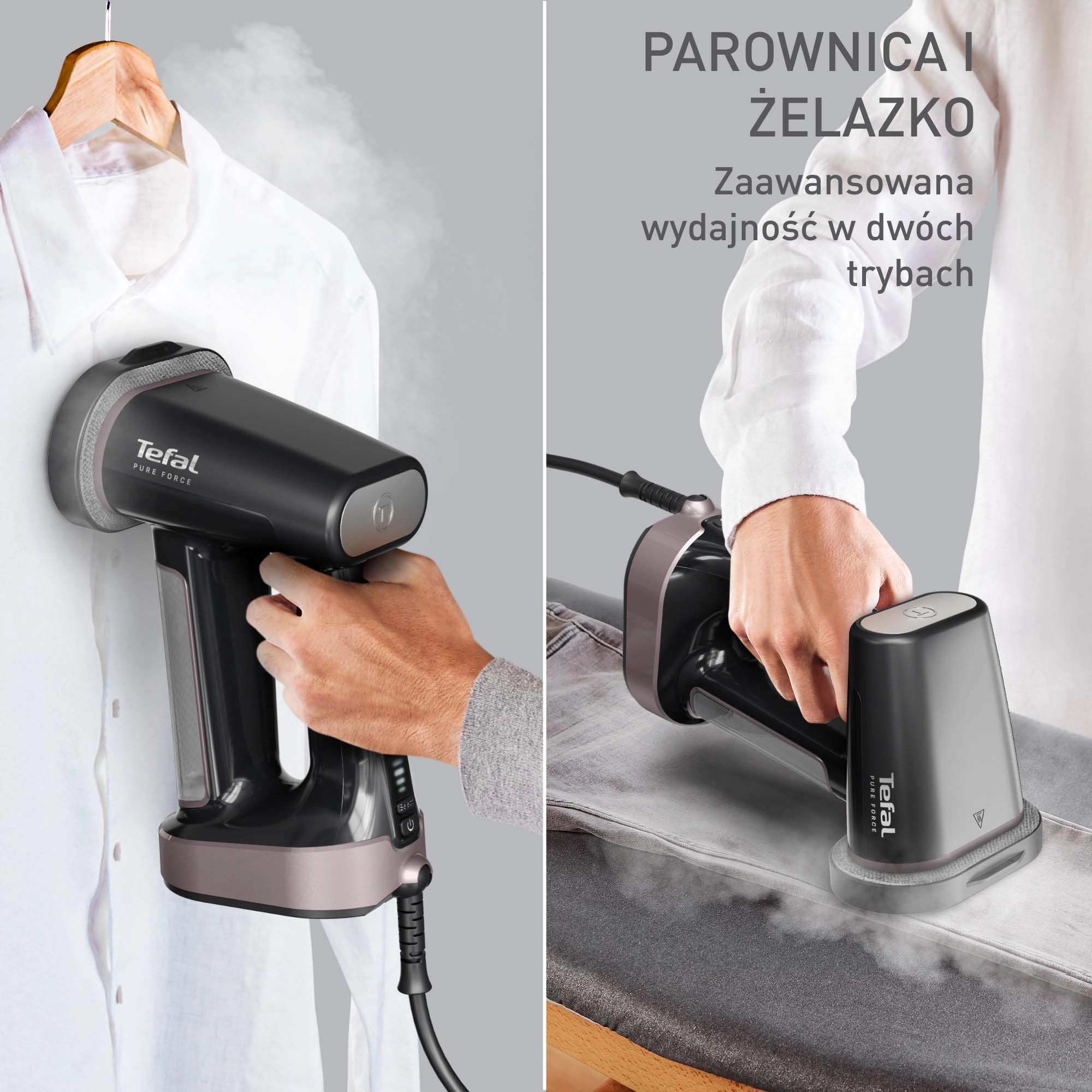 Parownica do ubrań Tefal DT8765 Pure Force 1800W 35g/min