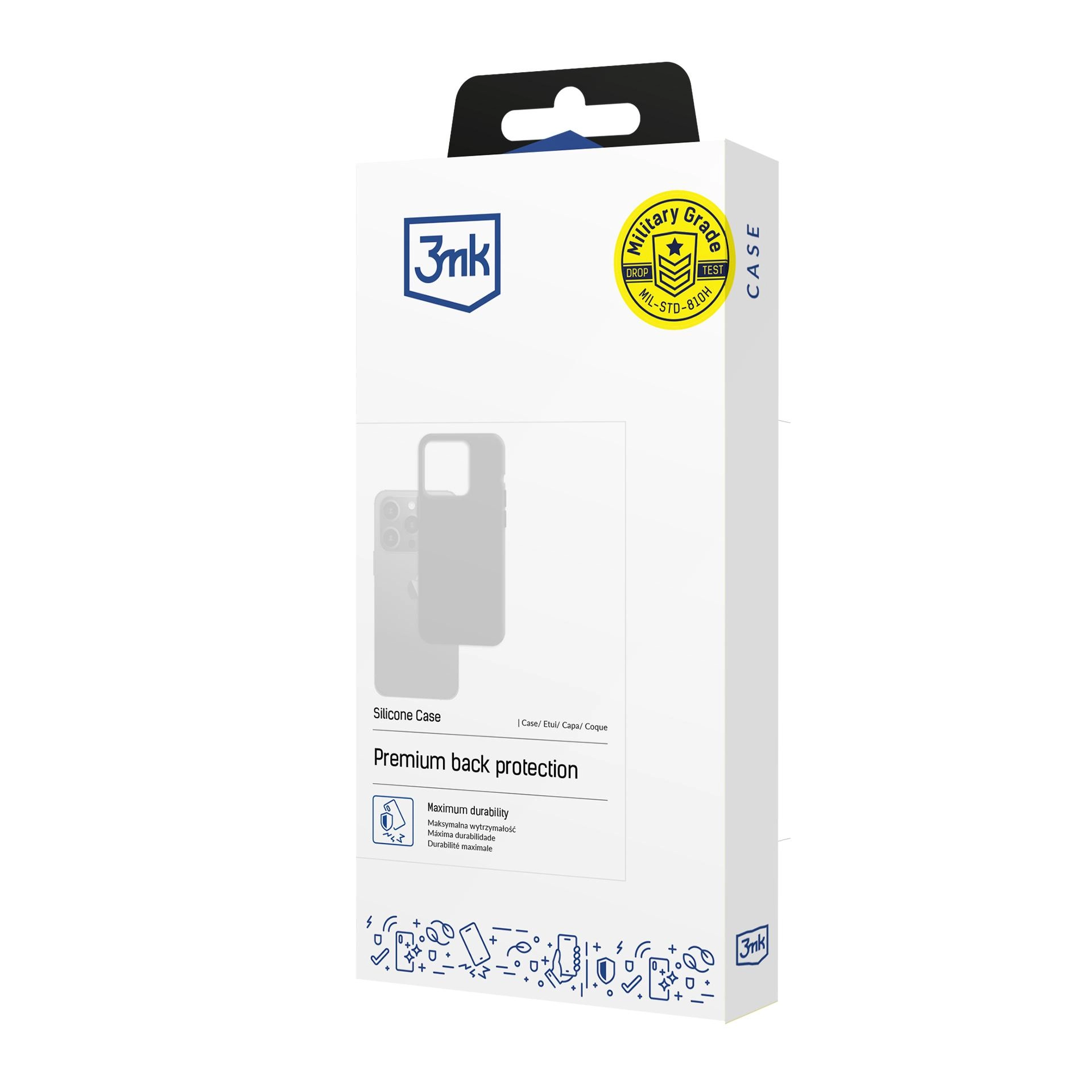 Etui 3mk Silicone Case do iPhone 16e Czarny