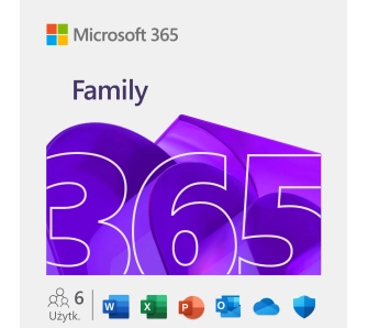 Program Microsoft 365 Family 2025 Kod aktywacyjny