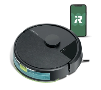 Robot sprzątający iRobot Roomba 105 Combo Funkcja mopowania Tworzenie mapy pomieszczenia 59dB Czarny