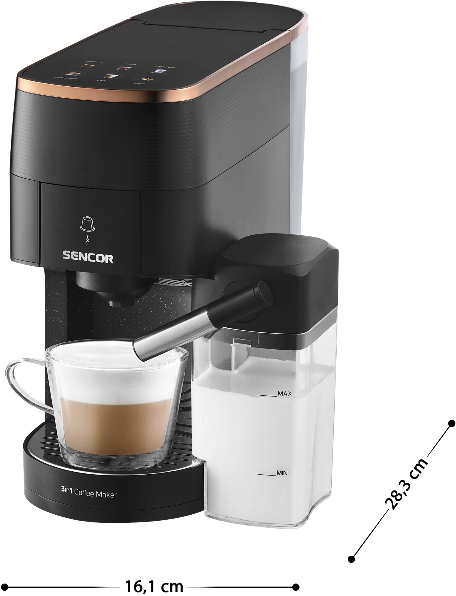 Ekspres Sencor SCC 3000BK