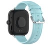 Pasek Bizon skórzany  Casual do Xiaomi Smart Band 9 Pro/8 Pro / Redmi Watch 5/4 Błękitny
