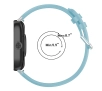 Pasek Bizon skórzany  Casual do Xiaomi Smart Band 9 Pro/8 Pro / Redmi Watch 5/4 Błękitny